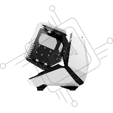 Корпус без блока питания JONSBO MOD-5, Full-Tower, TG, no fans, 2xUSB-A 3.0 + 1xUSB-C 3.2, ATX, mATX, mITX White