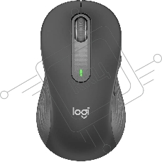 Мышь беспроводная Logitech Signature M650 L LEFT графитовый, 4000 dpi, радиоканал, Bluetooth, USB, кнопки - 5