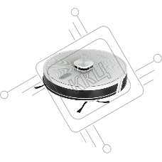 Робот-пылесос Pioneer VC720R белый, 5200 мАч Li-Ion, уборка влажная/сухая, пылесборник контейнер 0.3 л