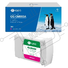 Картридж струйный G&G GG-CM993A 761 пурпурный (400 мл) для HP Designjet T7100/T7200