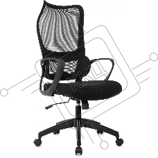 Кресло руководителя Бюрократ Sigma 2 черный сетка/ткань крестов. пластик Кресло руководителя Бюрократ Sigma 2 черный сетка/ткань крестов. пластик