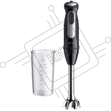 Блендер Braun MQ55001MBK, погружной, черный/серебристый