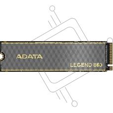 Накопитель SSD ADATA LEGEND 860, 500Gb, PCIe 4.0 x4, M.2 2280, NVMe, R/W 5000/3000, с радиатором