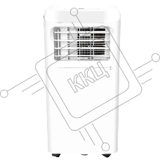 Кондиционер мобильный Hyundai HPAC-12-2 12000 BTU, 35 м², 64 дБ, охлаждение, осушение, белый