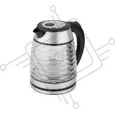 Чайник электрический Homestar HS-1046 1,5 л. стекло, пластик, черный