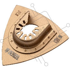 Насадка для МФИ Denzel шлифовальная дельтовидная, HM, по плитке и дереву, 78 мм