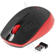 Мышь беспроводная Logitech M190 красный, 1000 dpi, радиоканал, USB, кнопки - 3