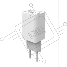 Зарядное устройство EOFE E206 белый 20W