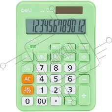 Калькулятор настольный Deli EM210FGREEN зеленый 12-разр.