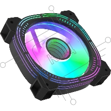 Вентилятор для корпуса Formula Nulight 12BK RGB 120х120x25 черный 3-pin 4-pin (Molex) 19.06дБ (NULIGHT 12BK FR) Ret