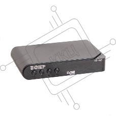 Ресивер эфирный цифровой DVB-T2 HD HD-555 пластик, дисплей, Эфир