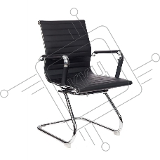 Кресло компьютерное Бюрократ CH-883-LOW-V/BLACK черный, искусственная кожа, низкая спинка, в коробке 2 шт, цена за 1 шт