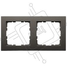 Рамка 2-м G-Classic Jasmart G1002Z мокко