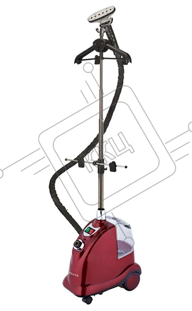 Отпариватель Kelli KL-9 красный, 2800 Вт, 90 г/мин, 3000 мл