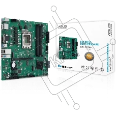 Материнская плата ASUS PRO B760M-C-CSM, LGA 1700, Intel B760, 4xDDR5, 4xSATA, 2xM.2, 1xPCIe 4.0 x16, 2xPCIe 3.0 x1, 1xVGA, 1xHDMI, 2xDP, 1x1Gb LAN, 2xUSB-A 5Gbps, 2xUSB-A 2.0, 3x3.5 мм, 7.1, mATX