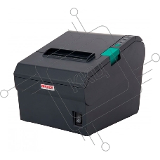 Чековый принтер Mertech G80i прямая термопечать, 203 dpi, 250 мм/сек, Ethernet, RS-232, USB, чёрный