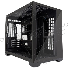 Компьютерный корпус 1STPLAYER MEGAVIEW MV6-T Black/mATX/MV6-TP-BK