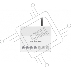 Реле двухклавишный Hikvision DS-PM1-O1H-WE