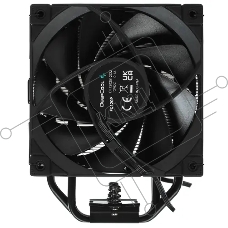 Кулер для процессора DEEPCOOL AK400 ZERO DARK PLUS черный, 120 мм, алюминий/медь, 1650 об/мин, 28 дБ, 4 pin, 220 Вт, 155 мм
