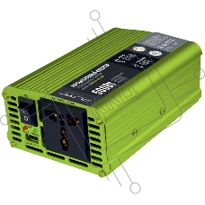 Автомобильный инвертор (преобразователь) постоянного тока 12В в переменный ток 220В, модель QUMO QAI-901-500 (Inv 001), максимальная выходная мощность 500Вт, встроенный разъем USB
