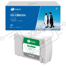 Картридж струйный G&G GG-CM996A 761 темно-серый (400 мл) для HP Designjet T7100/T7200