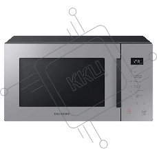 Микроволновая печь Samsung MS23T5018AG/BW серый, 23 л, 800 Вт, переключатели - сенсор