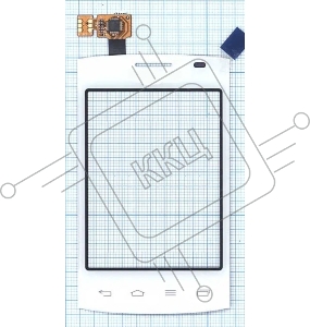 Сенсорное стекло (тачскрин) для LG Optimus L1 II E410, белое