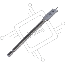 Сверло PATRIOT по дереву перовое 14мм х 150 мм, 1 шт в блистере