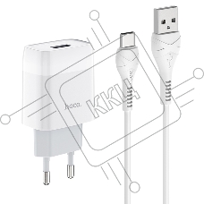 Сетевое зарядное устройство HOCO (6931474713018) для Type-C C72Aa White