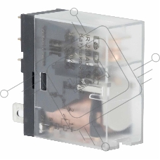 Реле миниатюрное промышленное, 1CO, ком. ток 12А, AgSnO2, напряжение 230V AC, опция: светодиод