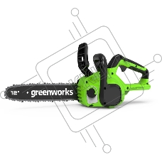Цепная пила аккумуляторная GreenWorks GD24CS30K4, 24V, 30см, бесщеточная, c АКБ 4 Ач и ЗУ (2007007UB)
