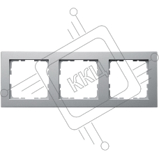 Рамка 3-м G-Classic Jasmart G1003S алюм.