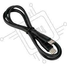Кабель USB2.0 Cablexpert CCB-USB2-CMCMO1-1MB, Type-C/Type-C, издание Classic 0.1, 3A, 60W, PD/QC3.0, медь, 1м, черный, коробка