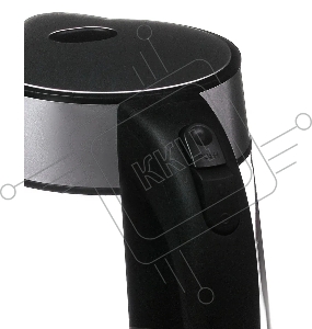 Чайник электрический STARWIND SKG3311, 2200Вт, черный и серебристый