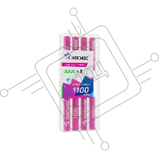 Аккумулятор R03 NI-MH 1100мА.ч 8B (уп.8шт) КОСМОС KOCR03NIMH1100mAh8B
