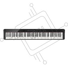 Цифровое фортепиано Casio PRIVIA PX-S1100BK 88клав. черный