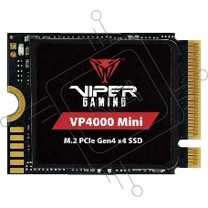 Накопитель SSD Patriot VP4000 Mini, 1Tb, PCIe 4.0 x4, M.2 2230, NVMe, R/W 5000/3500, с радиатором