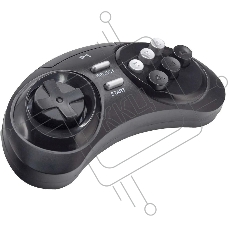 Джойстик беспроводной Retro Genesis Controller 16 Bit для HD Ultra, P1 черный