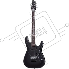 Электрогитара SCHECTER [DAMIEN PLATINUM-6 FR SBK] электрогитара 6-струнная, корпус: красное дерево, гриф: клен, накладка: палисандр, 24 лада, FloydRose, цвет: Satin Black (SBK)