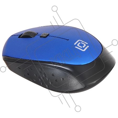 Мышь Oklick 488MW синий/черный оптическая (1600dpi) беспроводная USB (3but)