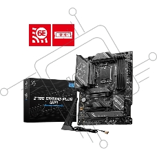 Материнская плата MSI Z790 GAMING PLUS WIFI, LGA 1700, 4xDDR5, 1xPCIe 5.0 x16, 1xPCIe 4.0 x16, 4xM.2, 6xSATA, 1xHDMI, 1xDP, 2.5 Gigabit Ethernet, 7.1 аудио, ATX