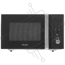Микроволновая печь Hyundai HYM-M2062 черный, 23 л, 800 Вт, переключатели - поворотный механизм/кнопки