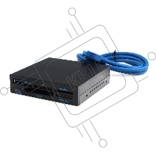 Кард-ридер Gembird FDI2-ALLIN1-03-B/черный/TF/SD/MS/CF/XD//SDHC/USB 3.0/пластик