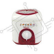 Фритюрница Sakura SA-7654R белый/красный, 950 Вт, 1.0 л, 0.1 кг, антипригарное покрытие