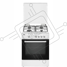 Плита газовая EFES SGG-60M40S7 W белый, конфорок 4 шт, духовка 70 л, 60 см x 86 см x 60 см