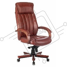 Кресло руководителя Бюрократ T-9922WALNUT светло-коричневый Leather Eichel, кожа, крестовина дерево Кресло руководителя Бюрократ T-9922WALNUT светло-коричневый Leather Eichel, кожа, крестовина дерево