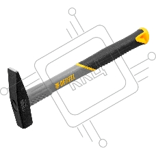 Молоток слесарный Denzel 200 г, кованый, фибергласовая рукоятка c TPR покрытием