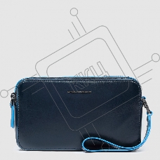 Клатч мужской Piquadro Blue Square AC4221B2/BLU2, синий, натур.кожа