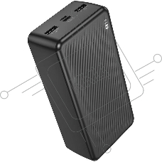 Портативный аккумулятор BOROFONE (6941991116438) BJ55B 30000mAh 2USB 2A LED-индикатор, черный Портативный аккумулятор BOROFONE (6941991116438) BJ55B 30000mAh 2USB 2A LED-индикатор, черный