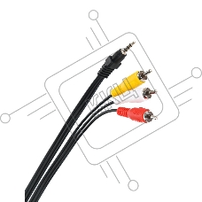 Кабель соединительный 3.5 Jack (M)/3 RCA (M) <TAV4545-2M> Telecom